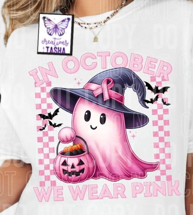 In October we wear pink