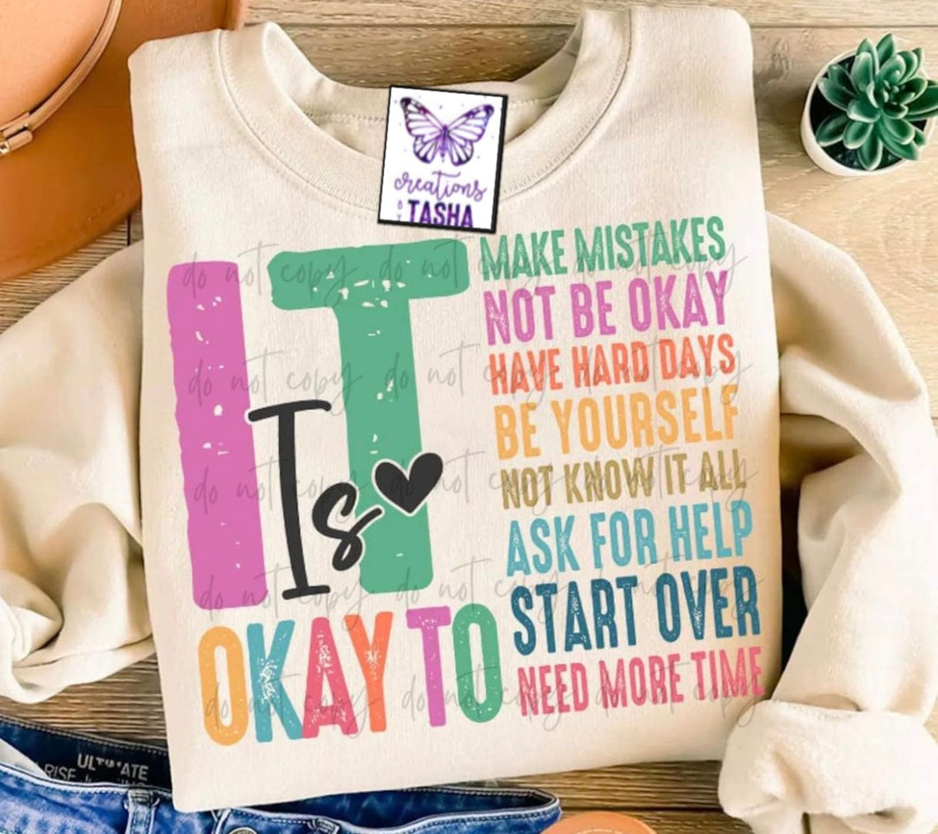 It is okay to